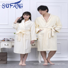 Alibaba Cheap hotel bathrobe bamboo fiber bathrobe made in China new design Bamboo bathrobe